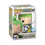 ONE PIECE - POP FUNKO VINYL FIGURE 923 RORONOA ZORO (GW) 9CM LCG24 EXCL