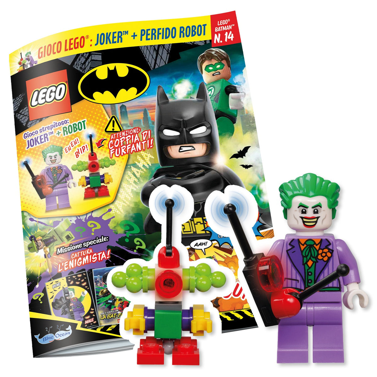 LEGO BATMAN N.14 - JOKER + ROBOT
