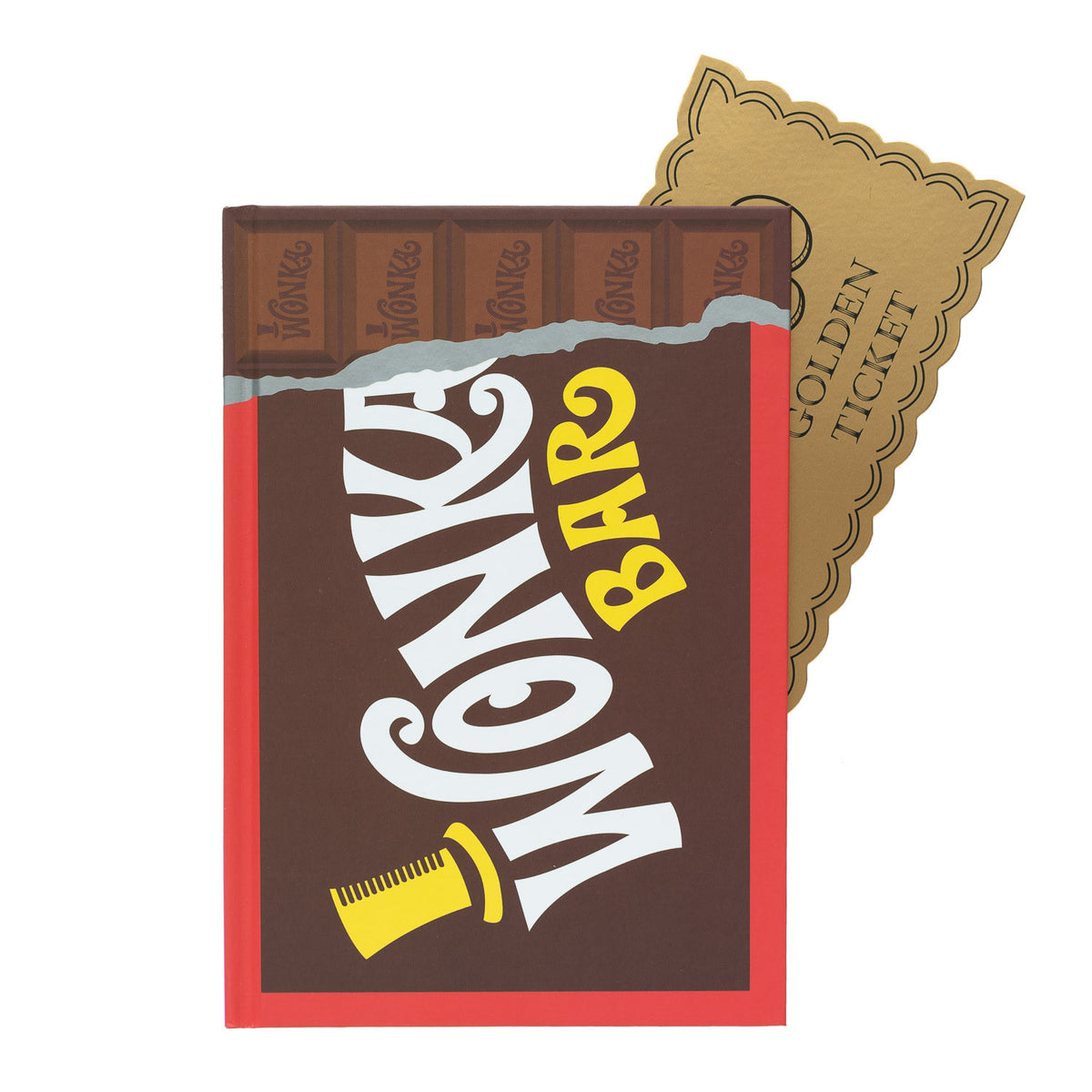 CPA5016 - WILLY WONKA - A5 NOTEBOOK - BARRETTA DI CIOCCOLATA