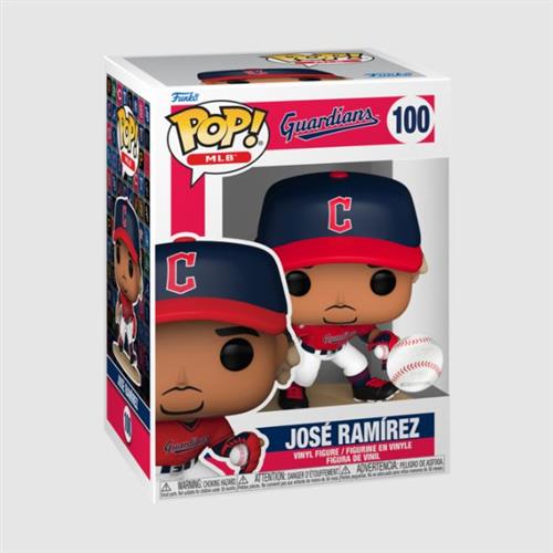 MLB - POP FUNKO VINYL FIGURE 100 JOSE RAMIREZ (GUARDIANS) 9CM