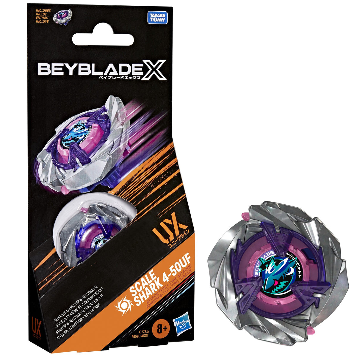 BEYBLADE-X - BOOSTER PACK - SCALE SHARK 4-50UF