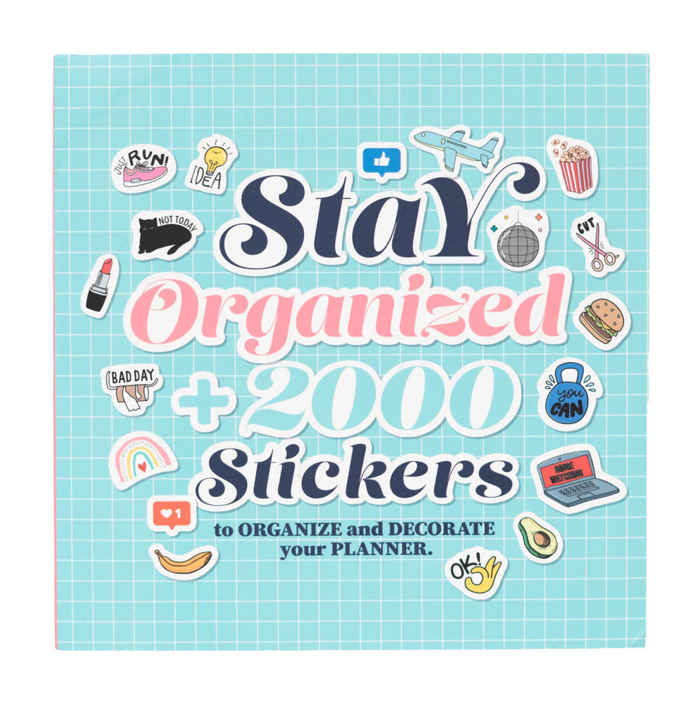 LPSO001 - GENERIC - LIBRO DI ADESIVI - STAY ORGANIZED