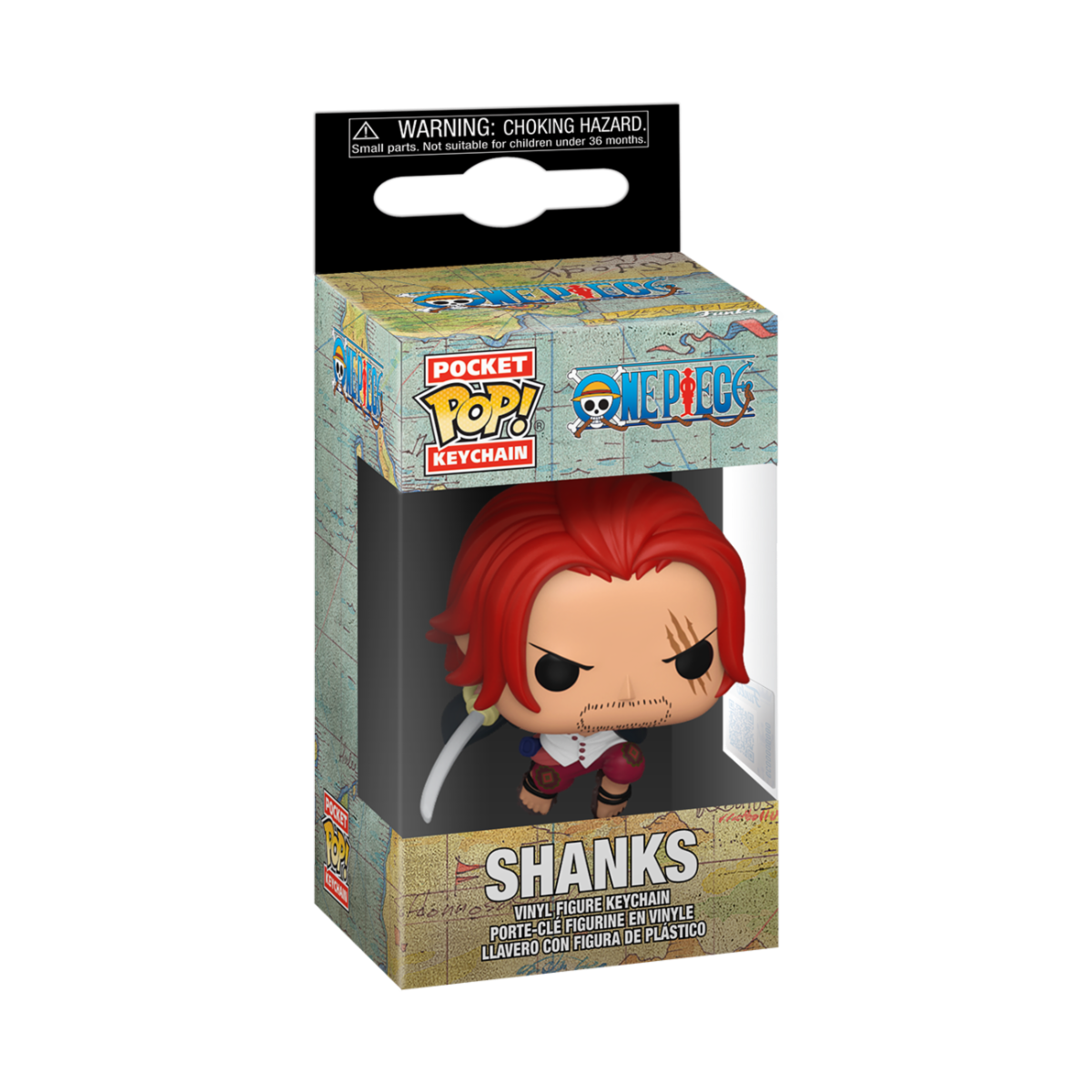ONE PIECE S13 - POP KEYCHAIN - SHANKS 4CM