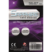 SAPPHIRE PURPLE - 100 BUSTE PROTETTIVE 56X87MM