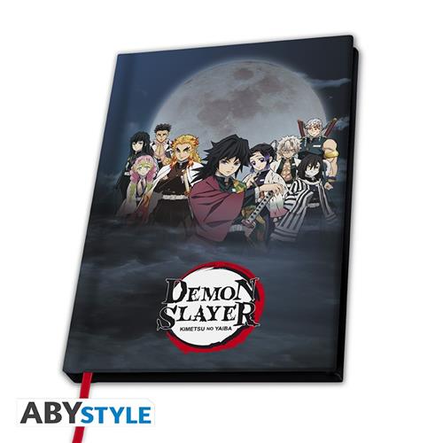 ABYNOT075 - DEMON SLAYER - A5 NOTEBOOK PILLARS