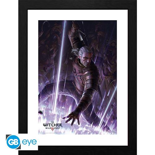 GBYDCO114 - THE WITCHER - FRAMED POSTER (30.5X40.6) - GERALT