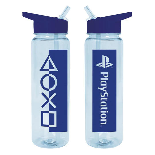 PDB27755 - PLAYSTATION - BOTTIGLIA DA VIAGGIO IN PLASTICA - BLUE TONE