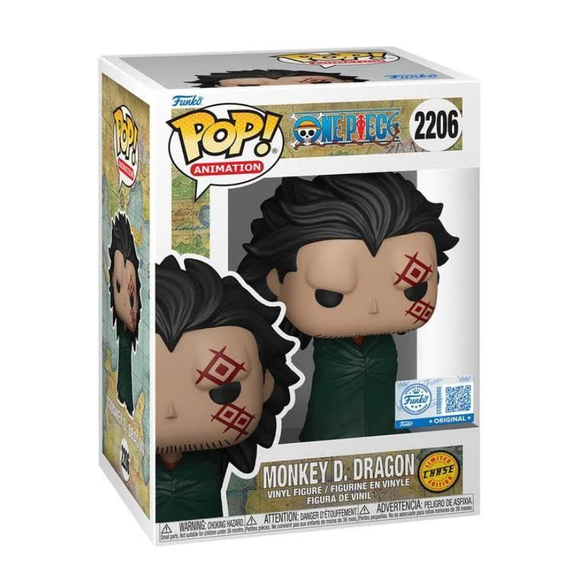 ONE PIECE - POP FUNKO VYNIL FIGURE 2206 MONKEY D.DRAGON CHASE 9CM FUNSIDE EXCL