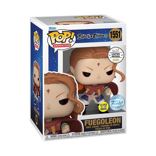 BLACK CLOVER - POP FUNKO VINYL FIGURE 1555 FUEGOLEON (GW) 9CM GA EXCL