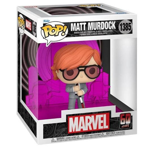 MARVEL: DAREDEVIL 60TH ANNIVERSARY - POP FUNKO DELUXE VINYL FIGURE 1385 MATT MURDOCK W/RADAR
