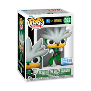 JUSTICE LEAGUE & SONIC THE HEDGEHOG - POP FUNKO VINYL FIGURE 592 SILVER AS GREEN LANTER 9CM