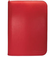 15895 - VIVID ZIPPERED 4-POCKET PRO-BINDER - RED