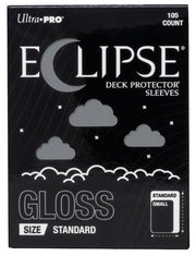 16709 - 105 ECLIPSE DECK PROTECTOR SLEEVES - STANDARD - GLOSS - SMOKE GREY