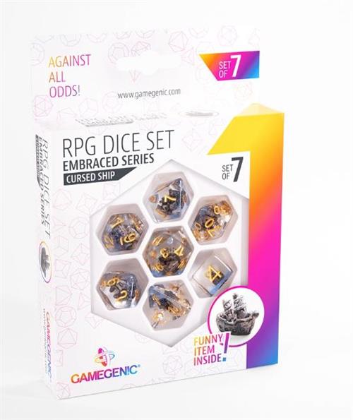GGS50006ML - EMBRACED SERIES - SET 7 DADI POLIEDRICI - CURSED SHIP
