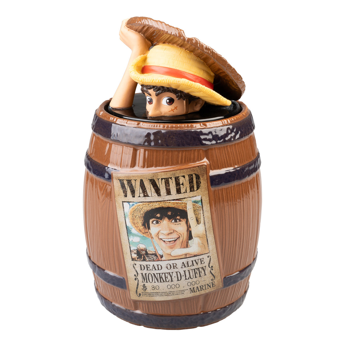 GA007 - BISCOTTIERA ONE PIECE NETFLIX WANTED MONKEY D. LUFFY