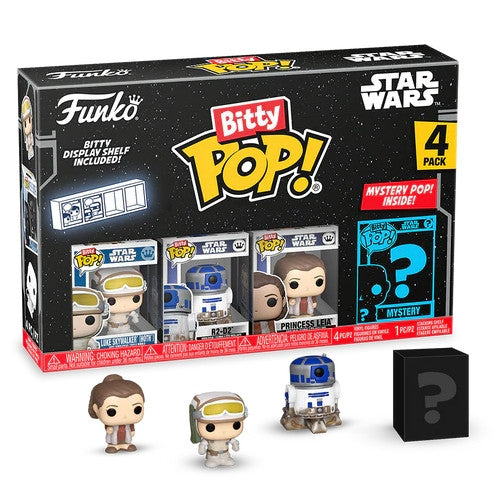83668 - STAR WARS S2 - FUNKO BITTY POP VINYL FIGURE - LUKE (4PK)