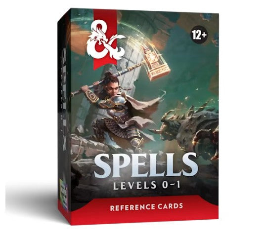 D&D 5.0 - CARTE INCANTESIMO - TROVE 1 (LVL 0-1) - ENG