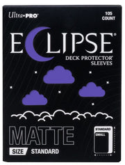 16686 - 105 ECLIPSE DECK PROTECTOR SLEEVES - STANDARD - MATTE - ROYAL PURPLE