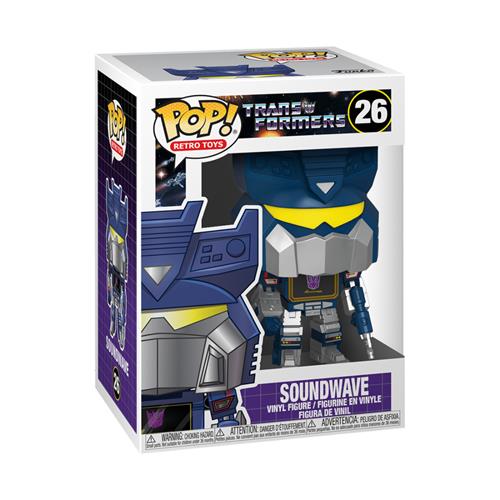 TRANSFORMERS - POP FUNKO VINYL FIGURE 26 SOUNDWAVE 9CM