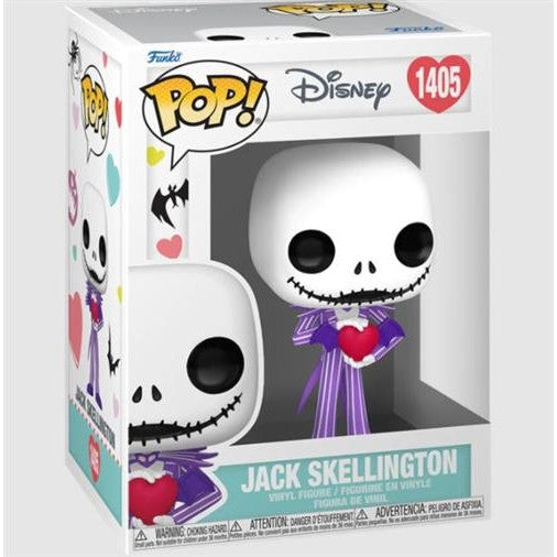 DISNEY - NIGHTMARE BEFORE CHRISTMAS: VALENTINES - POP FUNKO VINYL FIGURE 1405 JACK 9CM