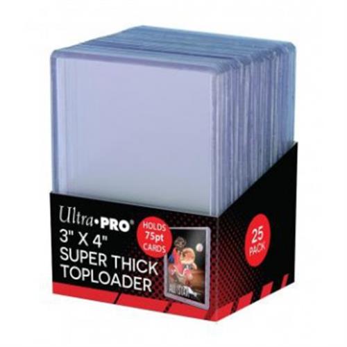 81347 - 25 TOPLOADER 3" X 4" - THICK 75PT