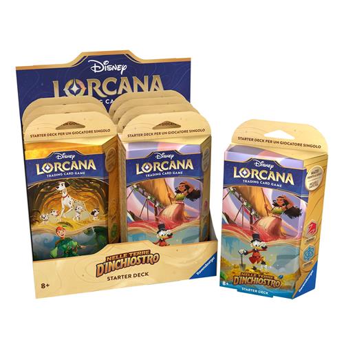 LORCANA - BOX 8 STARTER DECKS - NELLE TERRE D'INCHIOSTRO - ITA