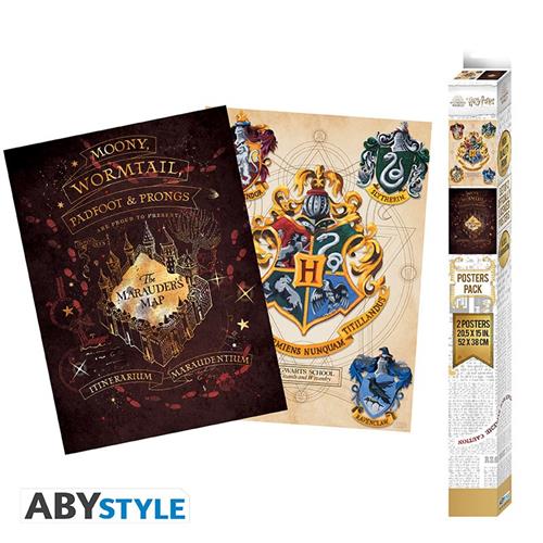 ABYDCO731 - HARRY POTTER - CREST & MARAUDERS - POSTER (52X38)