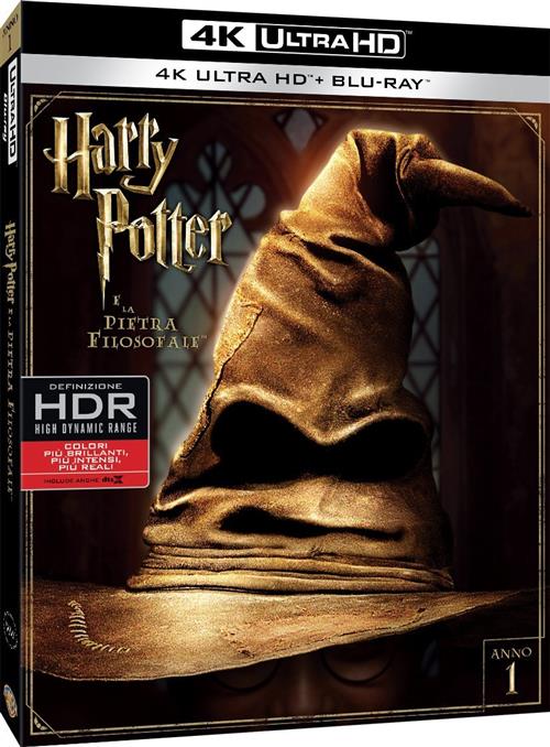 HARRY POTTER E LA PIETRA FILOSOFALE 4K ULTRA HD+BLU-RAY