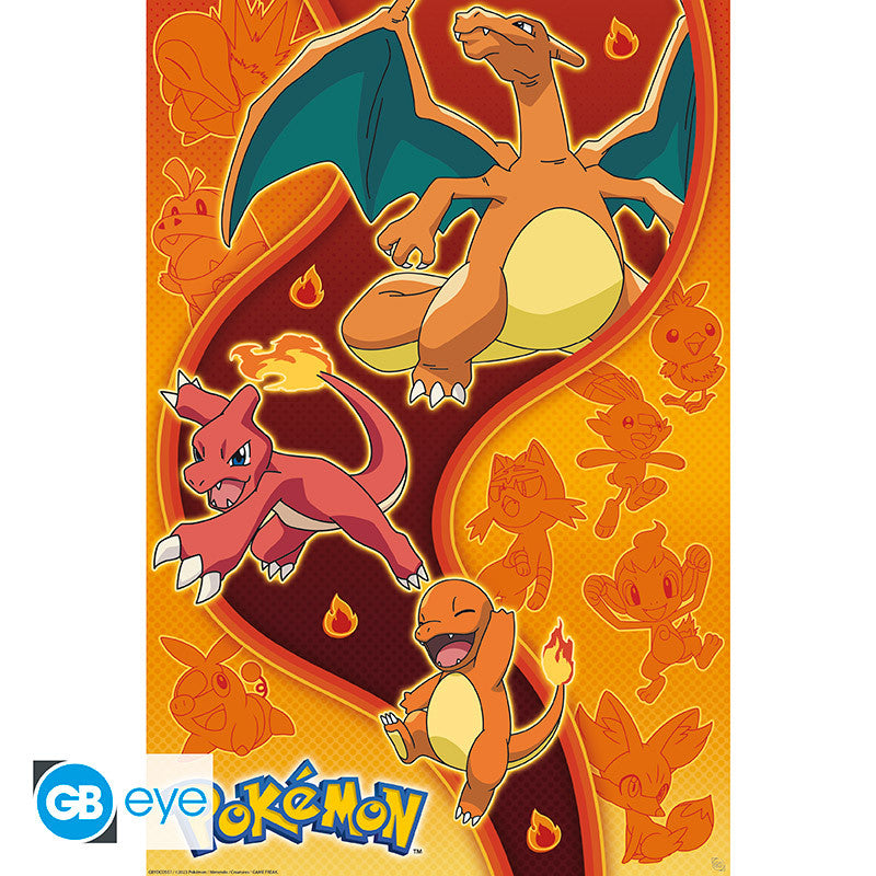 GBYDCO557 - POKEMON - MAXI POSTER 91,5X61 - TIPO FUOCO