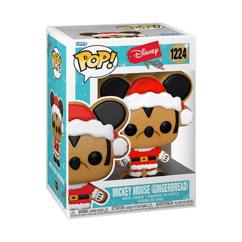 DISNEY: HOLIDAY - POP FUNKO VINYL FIGURE 1224 MICKEY MOUSE (GINGERBREAD) 9CM