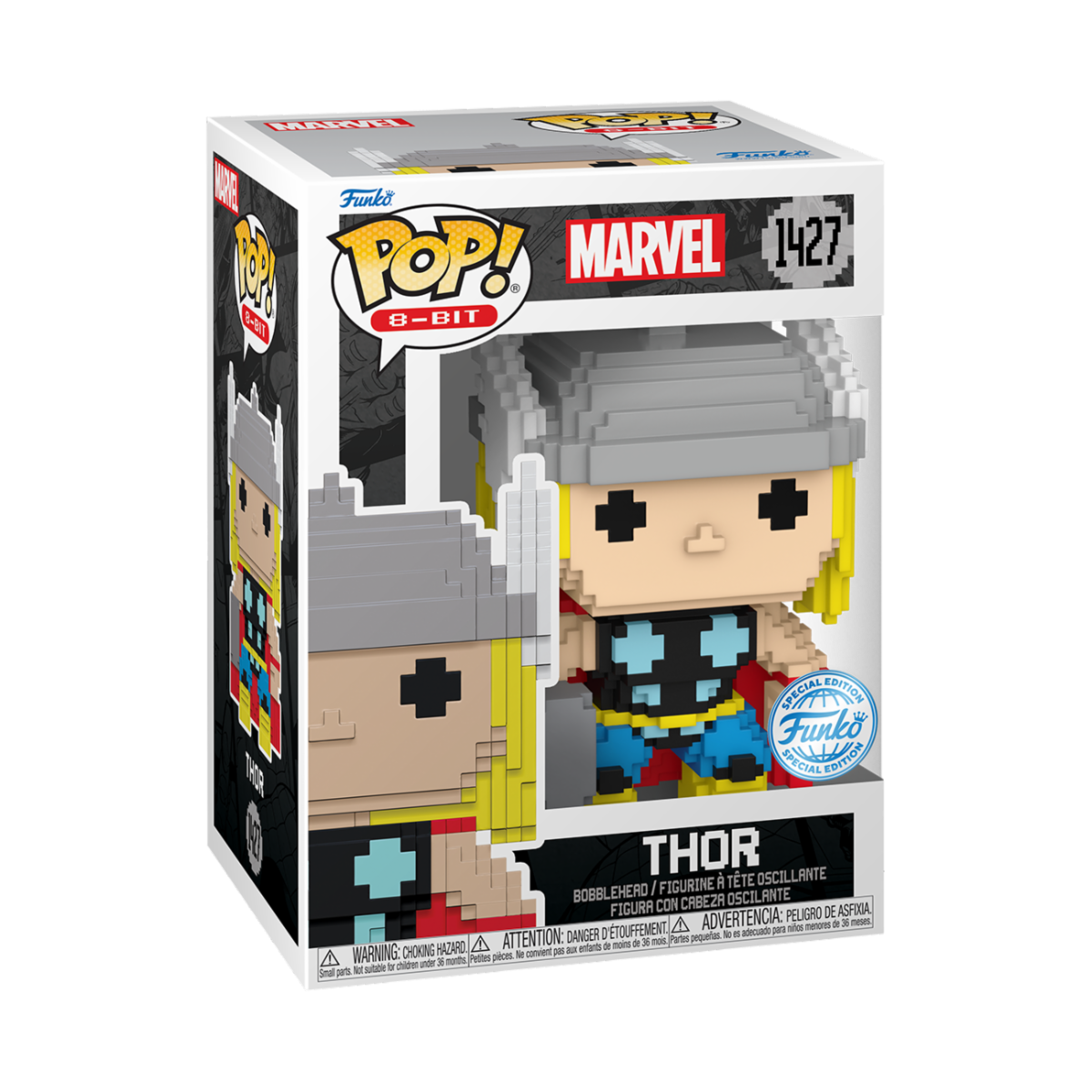 MARVEL: 8-BIT - POP FUNKO VINYL FIGURE 1424 THOR 9CM