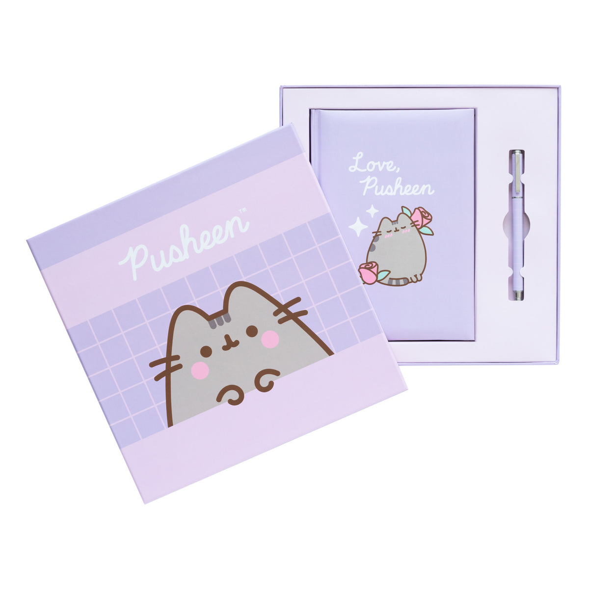 SCPA5B08 - PUSHEEN THE CAT - SET QUADERNO E PENNA - PUSHEEN MOMENTS