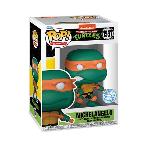 TEENAGE MUTANT NINJA TURTLES RETRO - POP FUNKO VINYL FIGURE 1557 MICHELANGELO 9CM