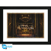 GBYDCO673 - THE LORD OF THE RINGS :THE WAR OF ROHIRRIM - FRAMED POSTER (30X40) - THRONE