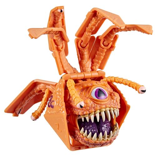 DUNGEONS & DRAGONS - L'ONORE DEI LADRI - DADI CONVERTIBILI IN MOSTRI - BEHOLDER ARANCIONE - ACTION FIGURE 15CM