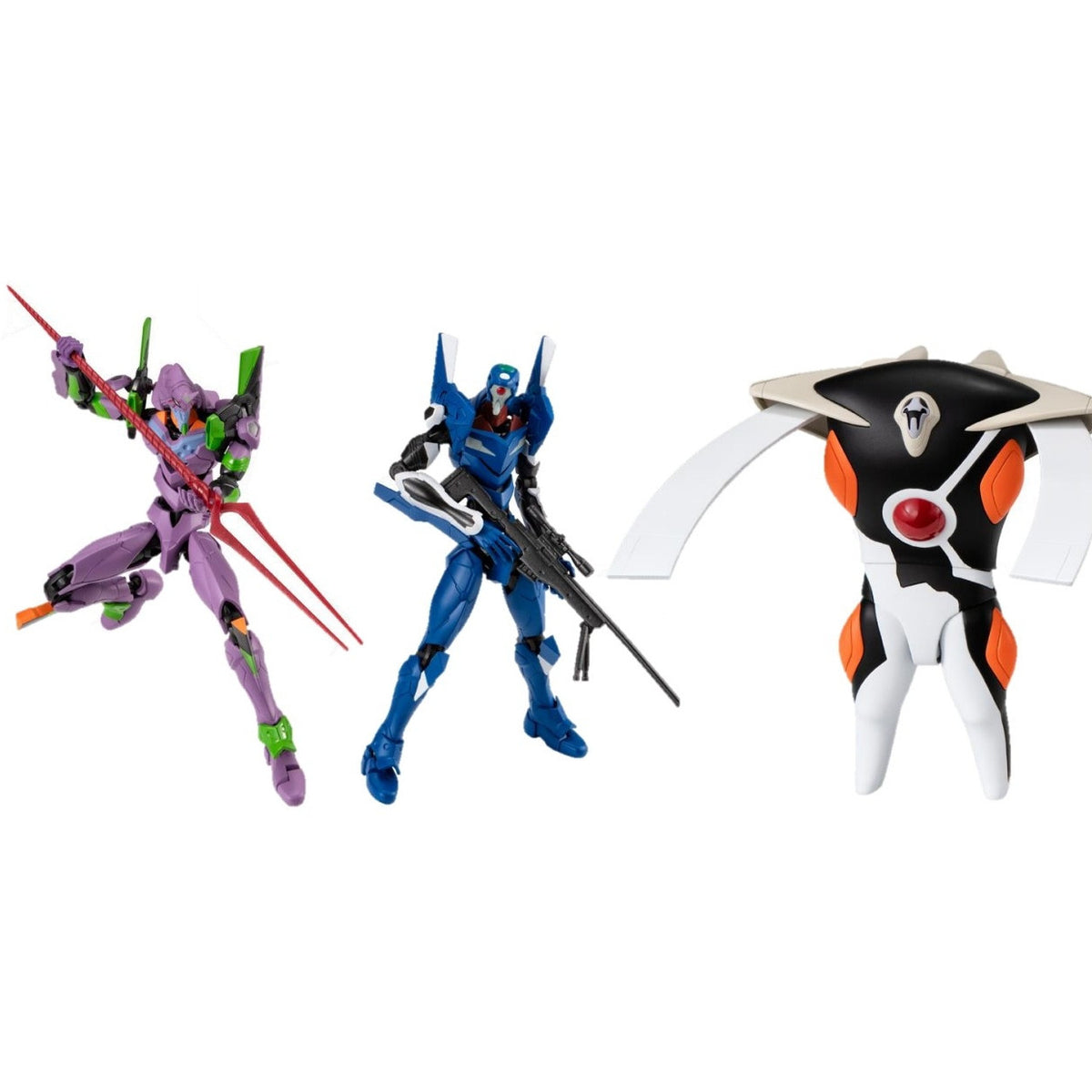 CT92317 - NEON GENESIS EVANGELION - EVA-FRAME-DX02 - SET 3 PEZZI - ACTION FIGURE 5,5CM