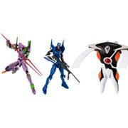 CT92317 - NEON GENESIS EVANGELION - EVA-FRAME-DX02 - SET 3 PEZZI - ACTION FIGURE 5,5CM