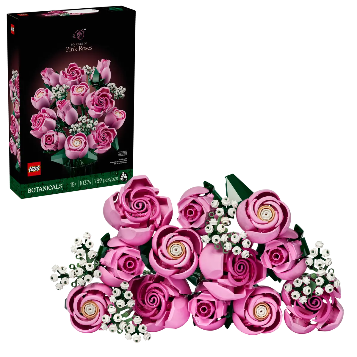 10374 - BOTANICALS - BOUQUET DI ROSE ROSA