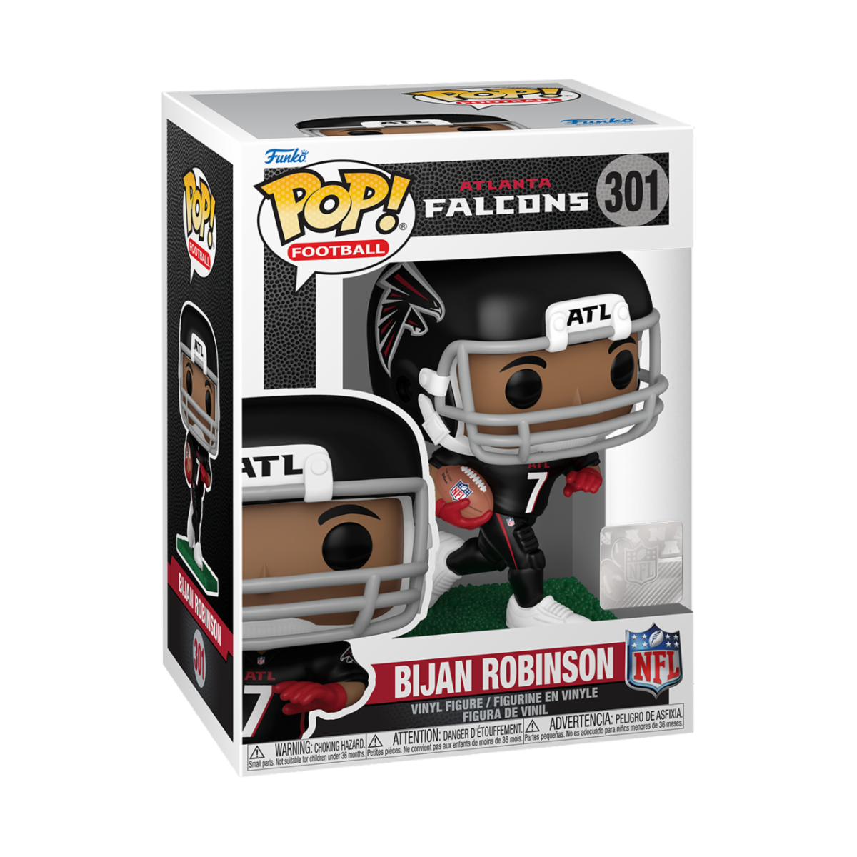 NFL - POP FUNKO VINYL FIGURE 301 BIJAN ROBINSON (FALCONS) 9CM
