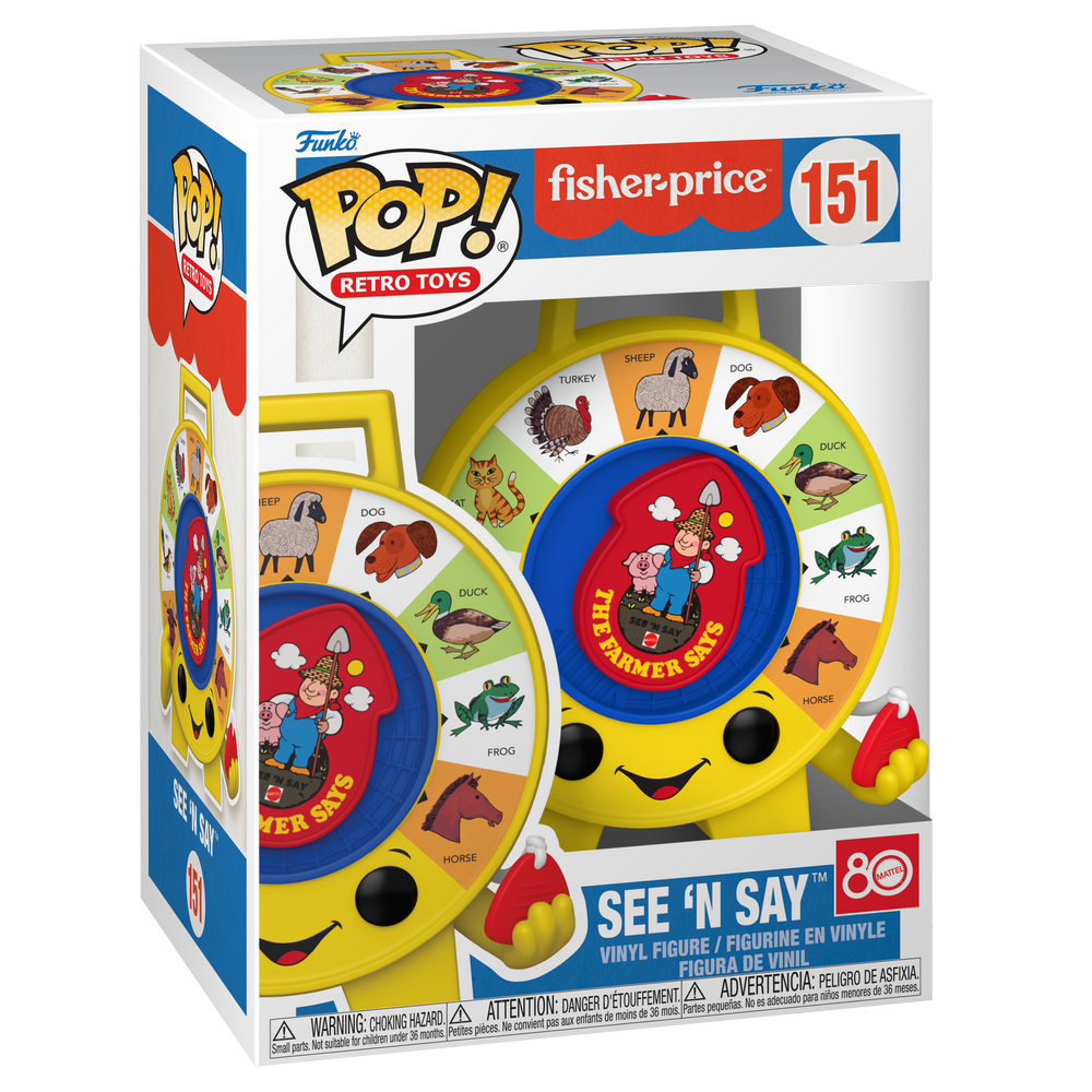 RETRO TOYS - POP FUNKO VINYL FIGURE 151 SEE 'N SAY 9CM
