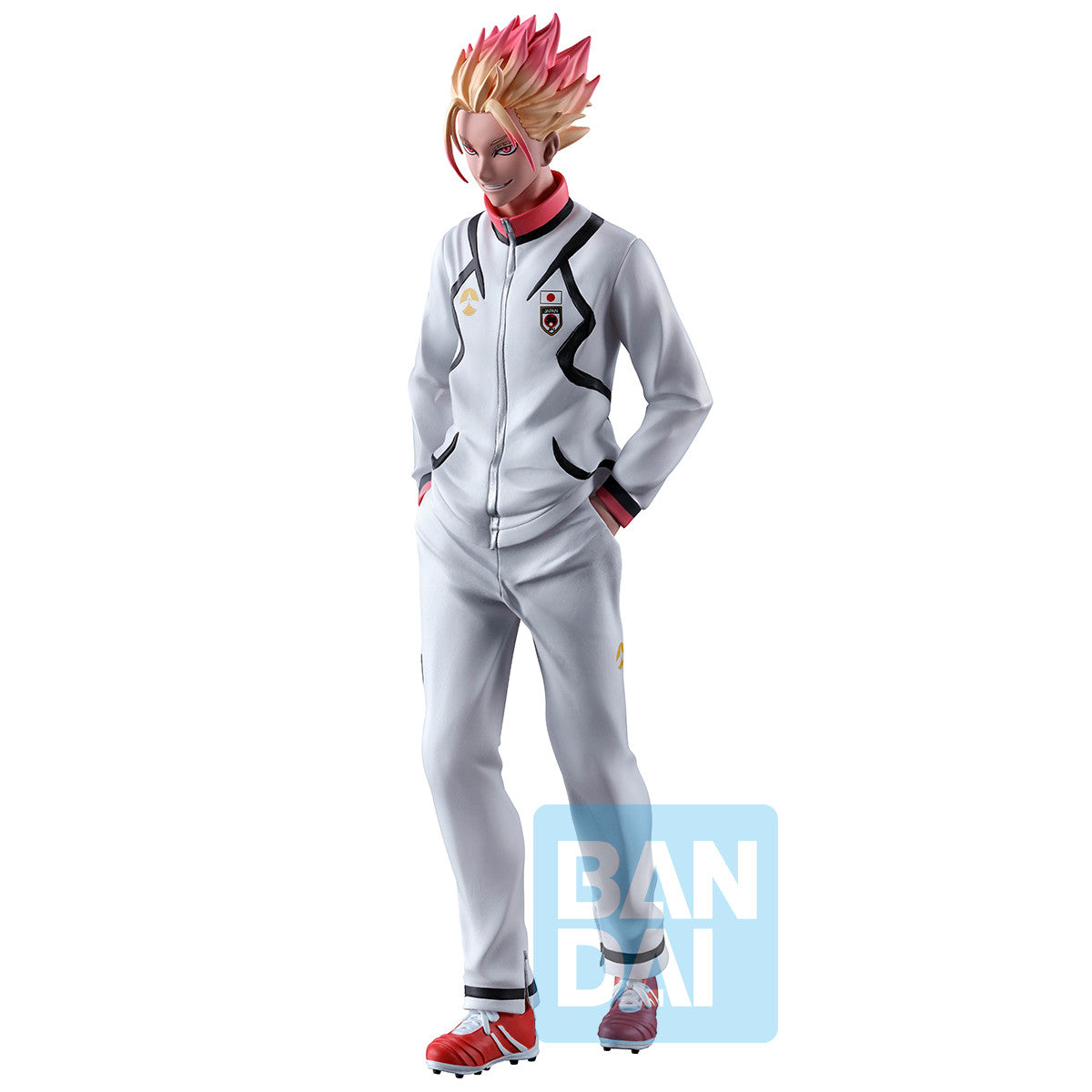 68436 - BLUE LOCK - ICHIBANSHO FIGURE FROM ICHIBAN KUJI - PREPAREDNESS FOR A DECISIVE BATTLE - RYUSEI SHIDOU - STATUA 19CM