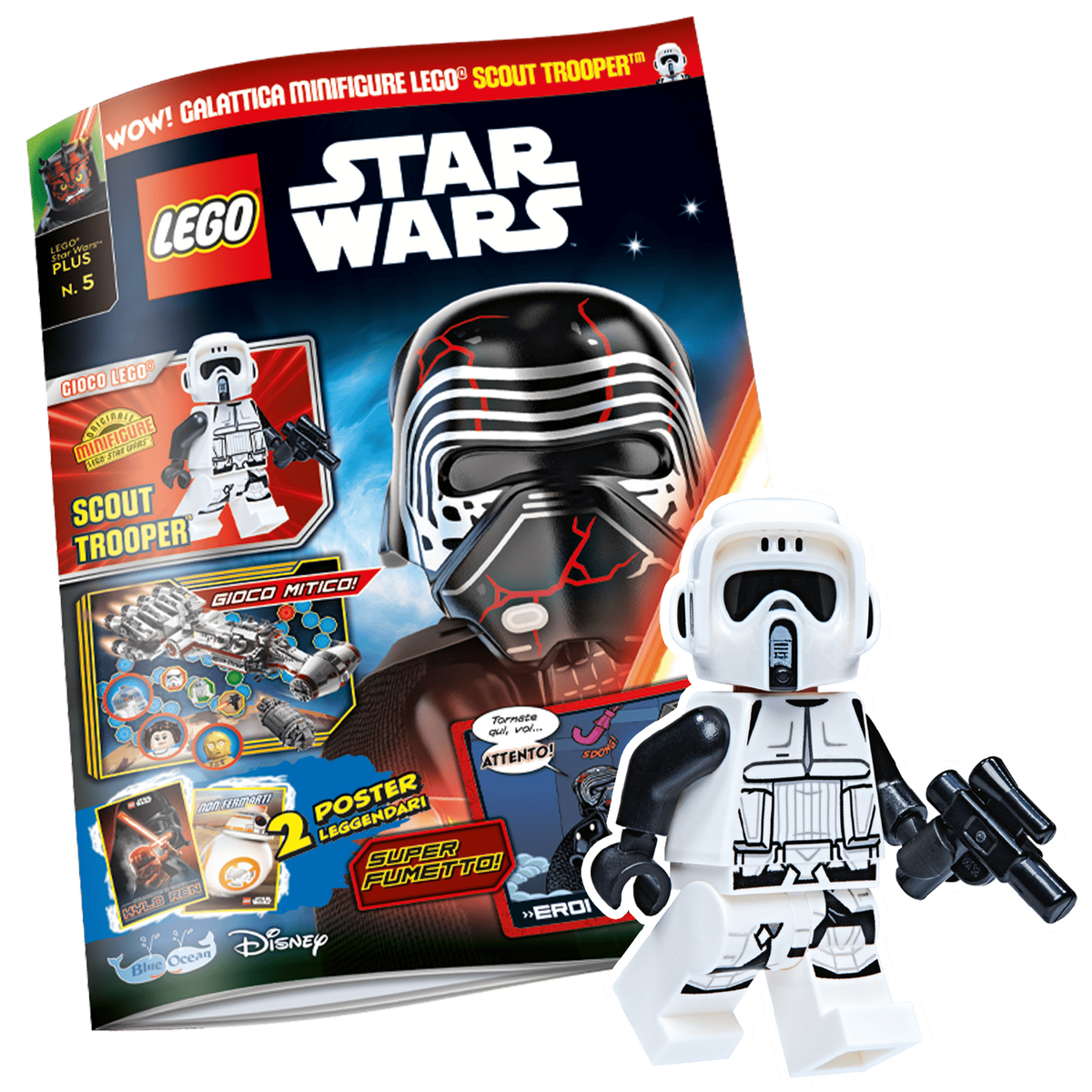 LEGO STAR WARS PLUS N.5 - SCOUT TROOPER