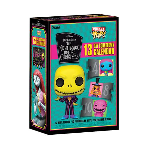 63959 - THE NIGHTMARE BEFORE CHRISTMAS - 13-DAY HALLOWEEN COUNTDOWN CALENDAR (BLKLT) - 13PZ