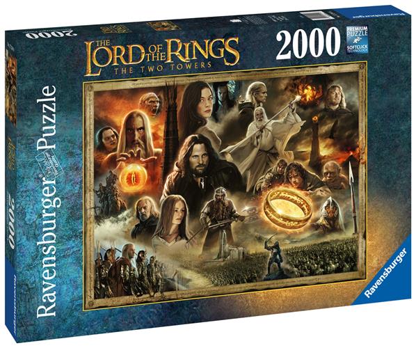 17294 8 - PUZZLE 2000 PEZZI - IL SIGNORE DEGLI ANELLI: LE DUE TORRI