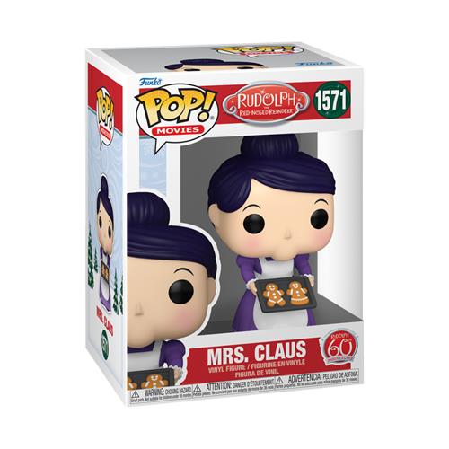 RUDOLPH: LA RENNA - POP FUNKO VINYL FIGURE 1571 MRS. CLAUS 9CM