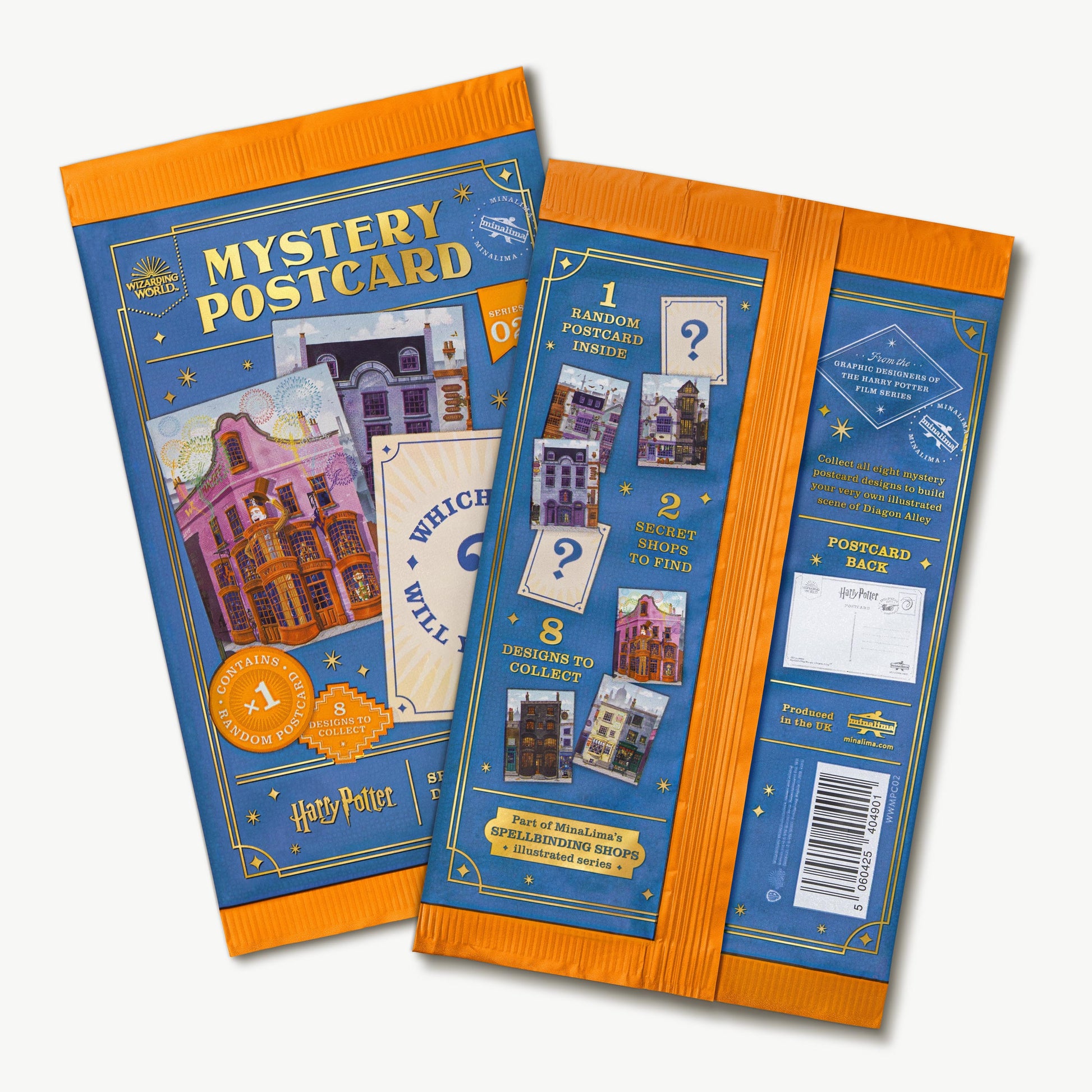 WWMPC02 - HARRY POTTER - SERIES 02: SPELLBINDING SHOPS DIAGON ALLEY - POSTCARD