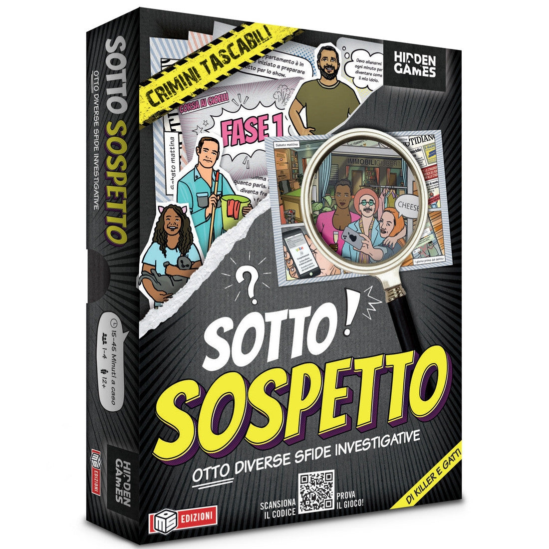 HIDDEN GAMES - SOTTO SOSPETTO (OTTO DIVERSE SFIDE INVESTIGATIVE)