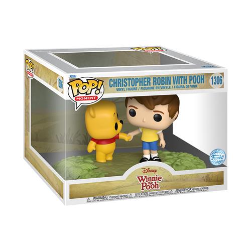 DISNEY: WINNIE THE POOH - POP FUNKO MOVIE MOMENT VINYL FIGURE 1306 CHRISTOPHER ROBIN W/ POOH