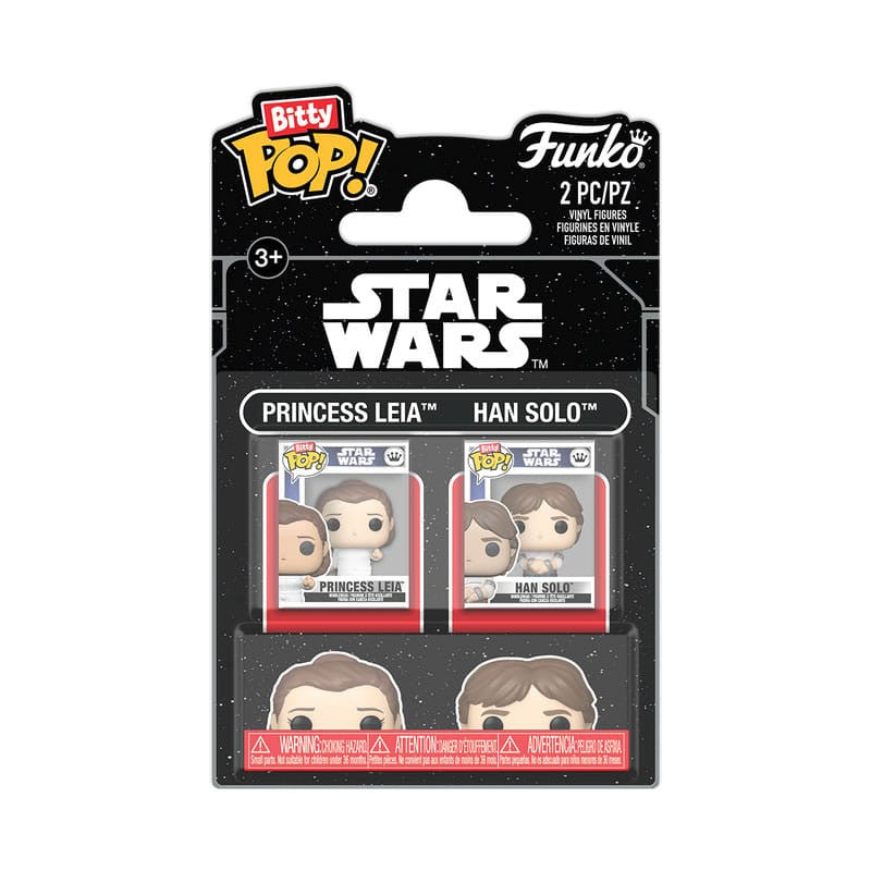 88942 - STAR WARS - POP FUNKO BITTY VINYL FIGURE - 2-PACK LUKE & LEIA