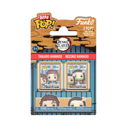 DEMON SLAYER - POP FUNKO BITTY 2-PACK VINYL FIGURE - TANJIRO KAMADO & NEZUKO KAMADO 2CM